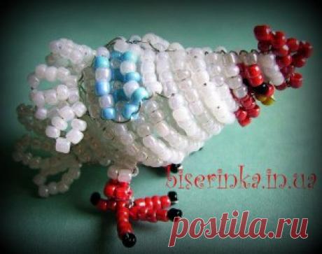 Курица из бисера | Бисер, схемы плетения и вышивки из бисера