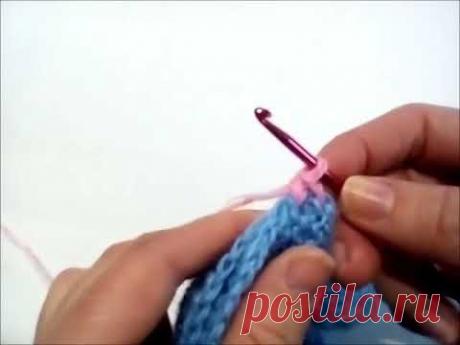 КАК СОЕДИНИТЬ ДВА ВЯЗАННЫХ ПОЛОТНА КРЮЧКОМ