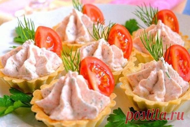 Тарталетки с крабовым мясом — Идеальное решение