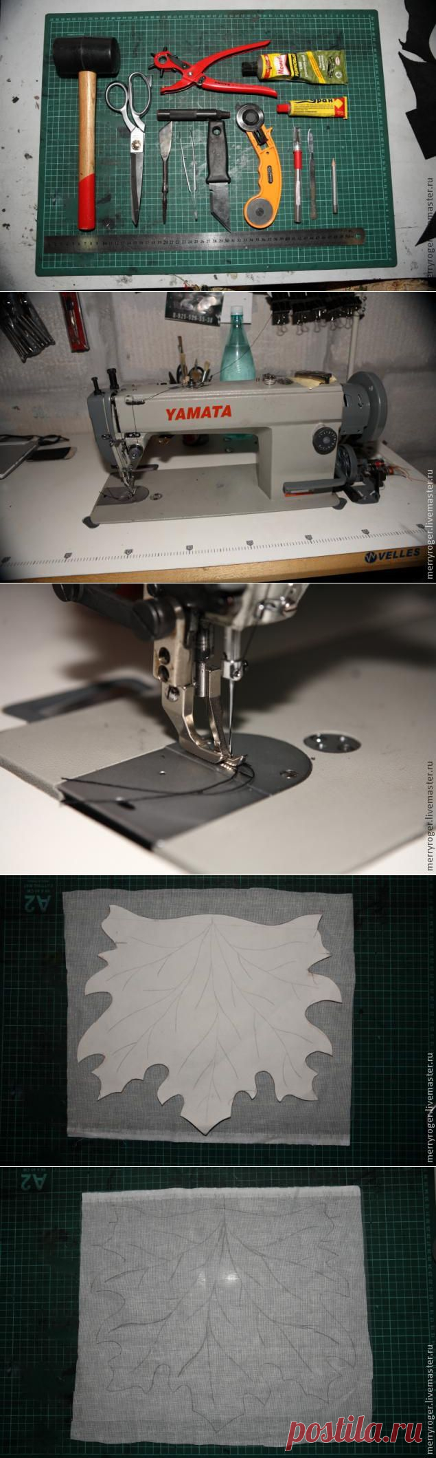 Мастер класс по изготовлению женской сумки "Кленовый лист" (трафик и много букв) - Ярмарка Мастеров - ручная работа, handmade