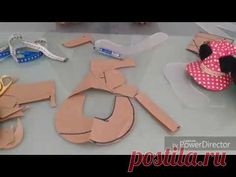 APRENDENDO MODELAR BONÉ DA DISNEY PARA CACHORRO