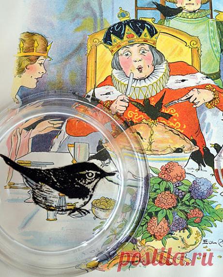 Рисунки на тарелках