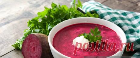 Суп Свекольник Приготовление - Журнал полезных советов
