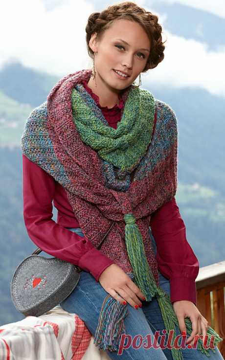 Шаль «Molly» от Evelyn Hase — HandMade