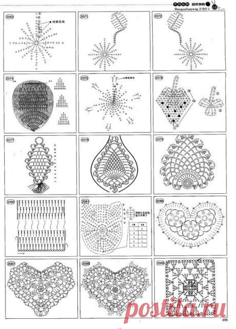 узоры,мотивы крючком | Записи в рубрике узоры,мотивы крючком | Дневник tatka_23051