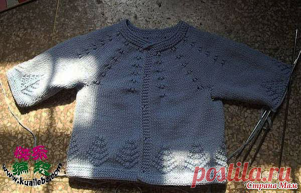 Кофточка для девочки с круглой кокеткой. Спицы. Вяжем!: Дневник группы "Вяжем вместе он-лайн" - Страна Мам