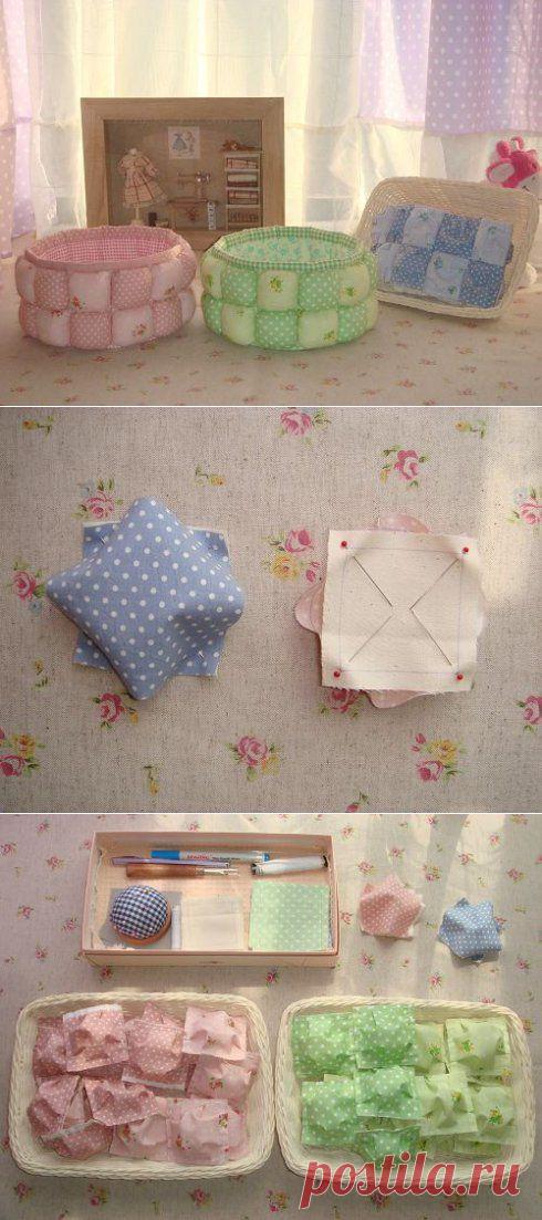 (+1) тема - Шкатулки из лоскутков ткани | СВОИМИ РУКАМИ