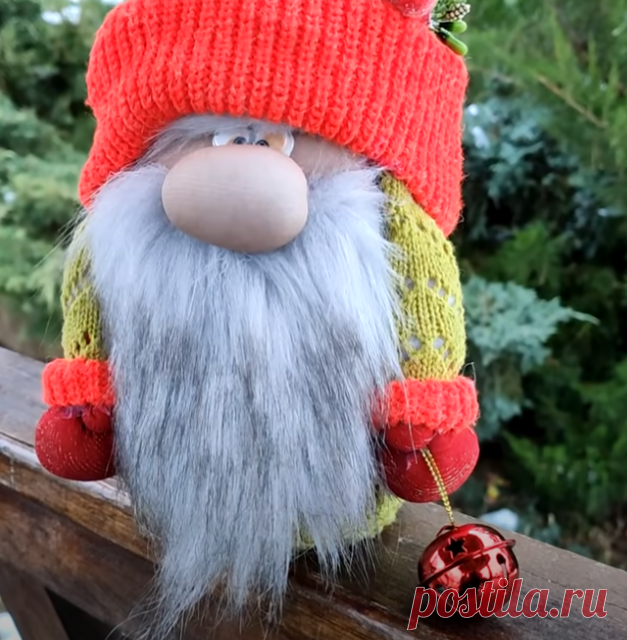 Скандинавский Новогодний Гном Сделать быстро из Бутылки / How to make a Christmas Gnome from bottle - YouTube