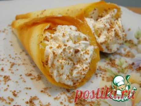 Трубочки с кремом - кулинарный рецепт