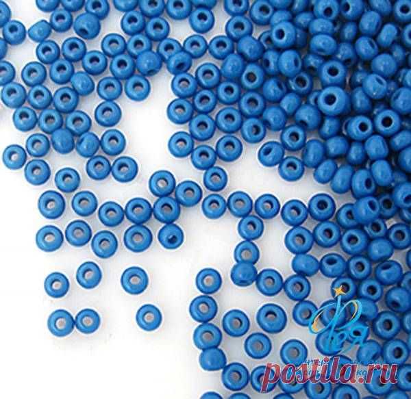 Бисер Preciosa Natural opaque 10/0 33220 5 гр.  23 руб (Кобальтовый)