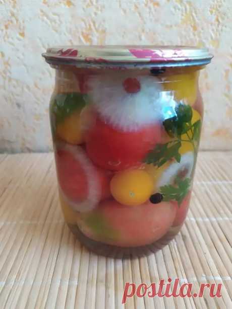 (44) Рецепт консервации помидорок «Черри» без стерилизации - Ваши любимые рецепты - медиаплатформа МирТесен