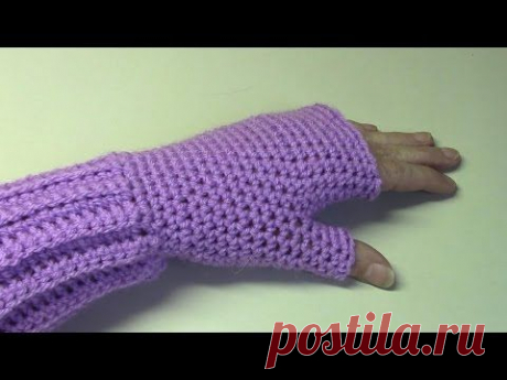 Haken - tutorial: polswarmers - fingerless gloves