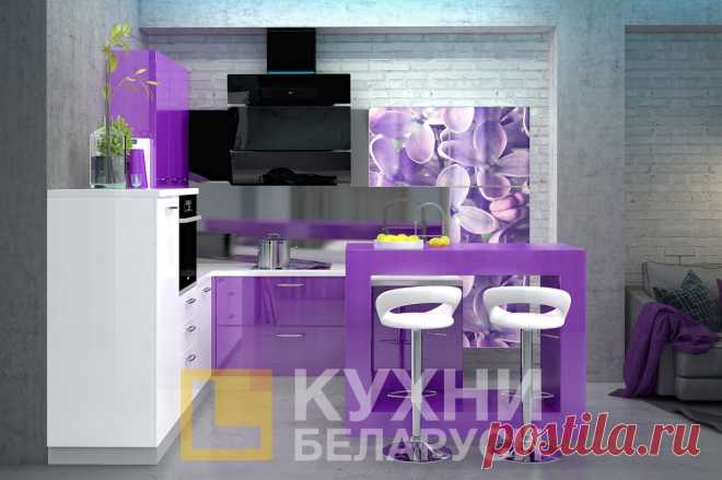 Кухни из крашенного МДФ в Самаре на заказ