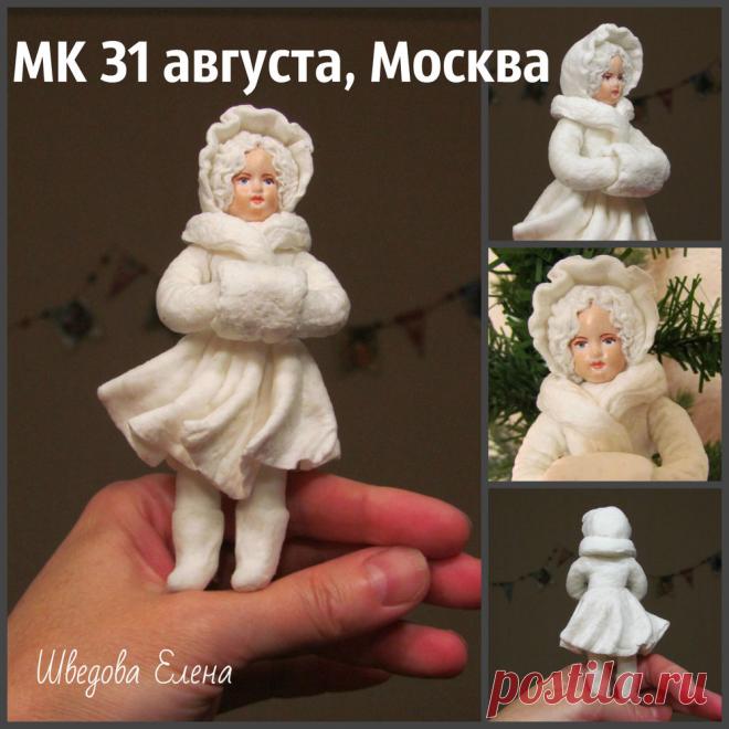Мастер-класс по ватной елочной игрушке - Ярмарка Мастеров - ручная работа, handmade