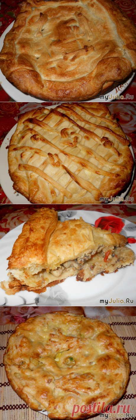 Саузварский рыбный пирог из мойвы