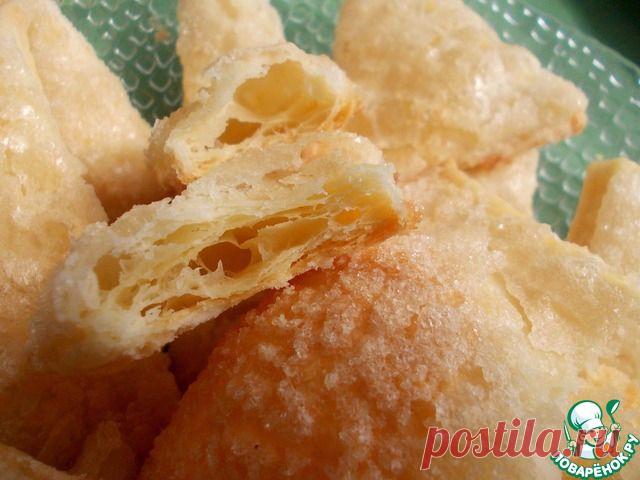 СЛОЕНОЕ ТЕСТО ЗА 10 МИНУТ. ЯЗЫЧКИ-ХРУСТИКИ