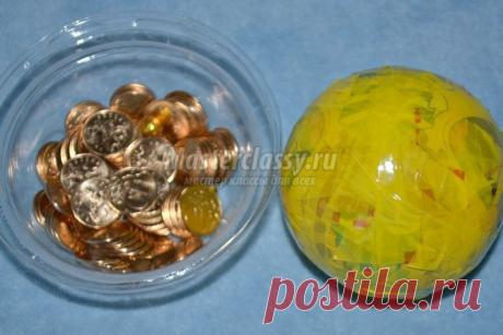 Золотое дерево из монет: мастер-класс с пошаговыми фото