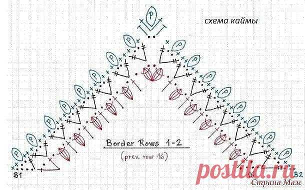 Красивый бактус крючком. Схемы
