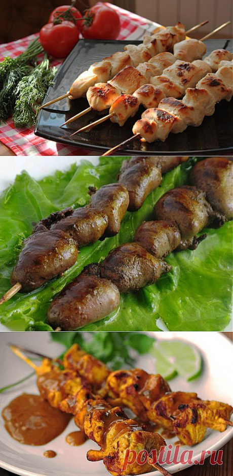 Шашлык из курицы – самый быстрый шашлык / Простые рецепты