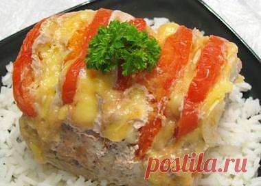 Рецепты праздничных блюд: "Полосатая свининка"