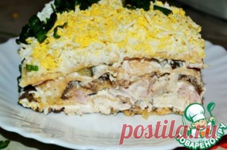 Закусочный торт "Людмила" - кулинарный рецепт