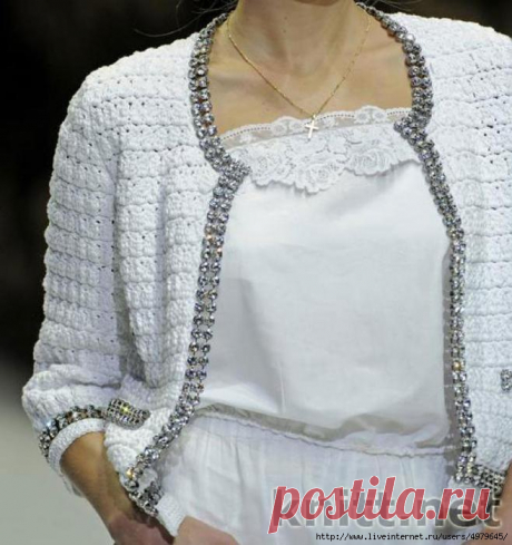 ШИКАРНЫЙ КОСТЮМ КРЮЧКОМ ОТ Dolce & Gabbana