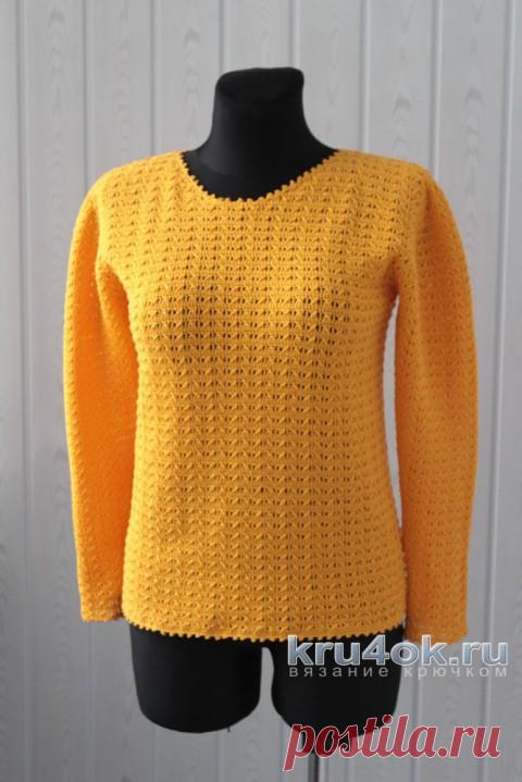 Джемпер Канарейка, связанный крючком - вязание крючком на kru4ok.ru