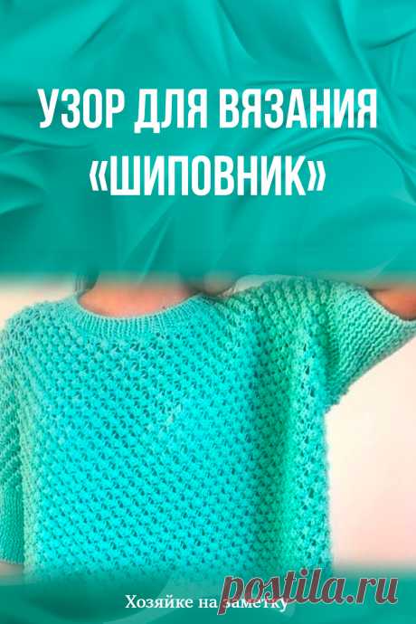 Узор для вязания «Шиповник»