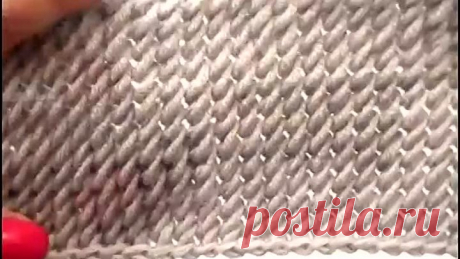 Diagonal  Stitch_Узор -Косые петли-