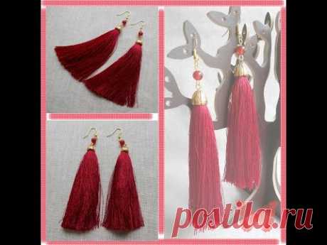 Серьги-кисти