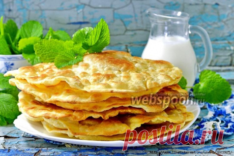 Лепёшки на сметане на сковороде