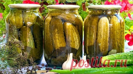 САМЫЕ ВКУСНЫЕ МАРИНОВАННЫЕ ОГУРЦЫ НА ЗИМУ "Хрустящие"!