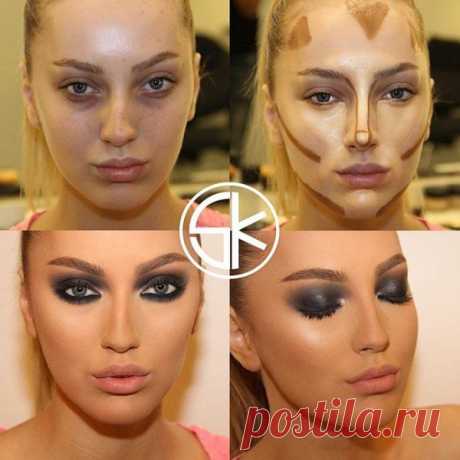 ШОК! Девушки до макияжа и после!