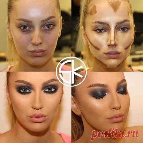 ШОК! Девушки до макияжа и после!