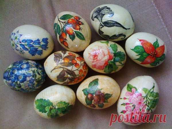 Декупаж яиц