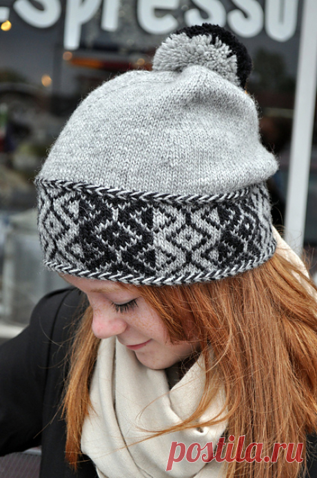 Ravelry: Radio Frequency Hat pattern by Mandy Powers