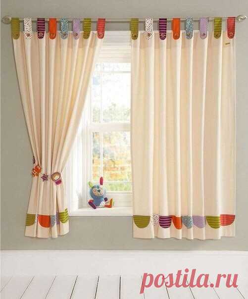 9 свежих идей крепления штор к карнизу