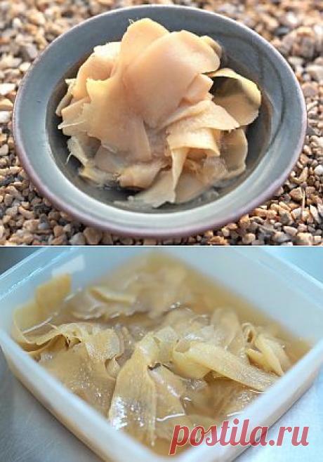 Маринованный имбирь - Рецепты с фото пошагового приготовления на Фото-Рецепты. ру