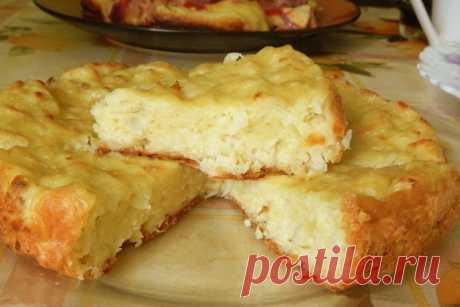 Шарлотка с капустой.