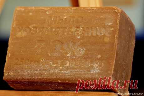 Целебная мазь из хозяйственного мыла при заболеваниях кожи