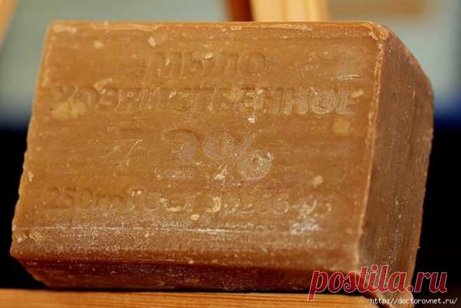 Целебная мазь из хозяйственного мыла при заболеваниях кожи