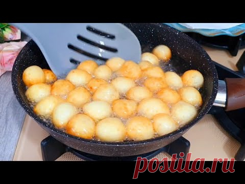 БЕЗ ЯИЦ и МОЛОКА!! СЛАДОСТЬ ИЗ ДВУХ ИНГРЕДИЕНТОВ! ВКУСНЕЕ ЧЕМ ПОНЧИКИ и БУЛОЧКИ...
