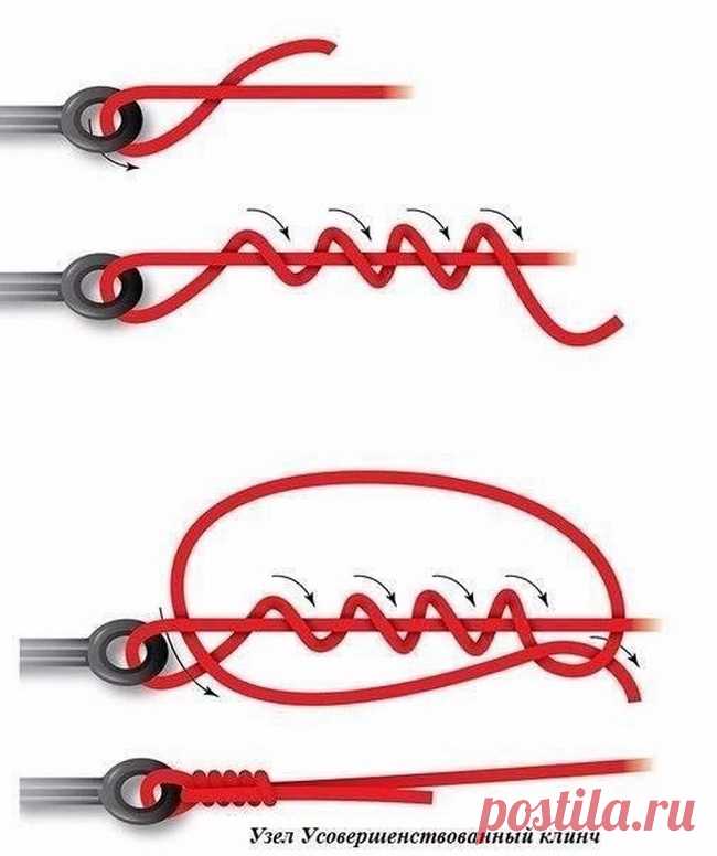 Как правильно вязать рыболовные узлы Узел Усовершенствованный Клинч Узел Клинч Сан-ДиегоУзел Ttilene Узел Двойной Клинч Узел SnellУзел ПаломарУзел Уни