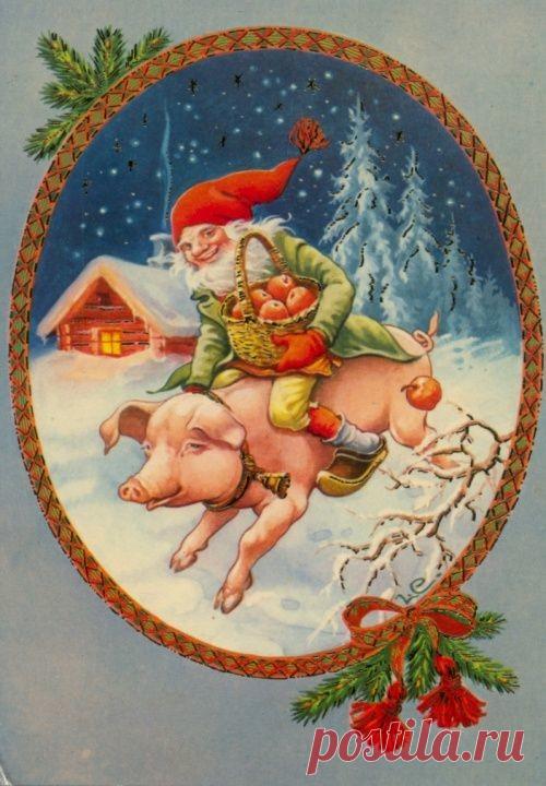 Трудолюбивые и весёлые - новогодние гномики! 

#МУД_для_декупажа