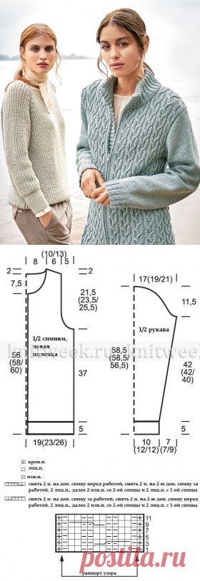 Оригинальный жакет на молнии