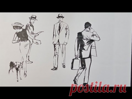 как рисовать наброски людей как нарисовать человека тушью и чернилами юрий синчуков