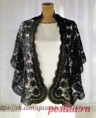 Шали, шарфы, шапочки крючком 62