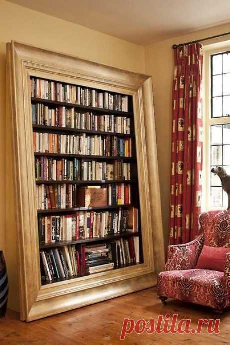 Оригинальные книжные полки: идеи — Сделай сам, идеи для творчества - DIY Ideas