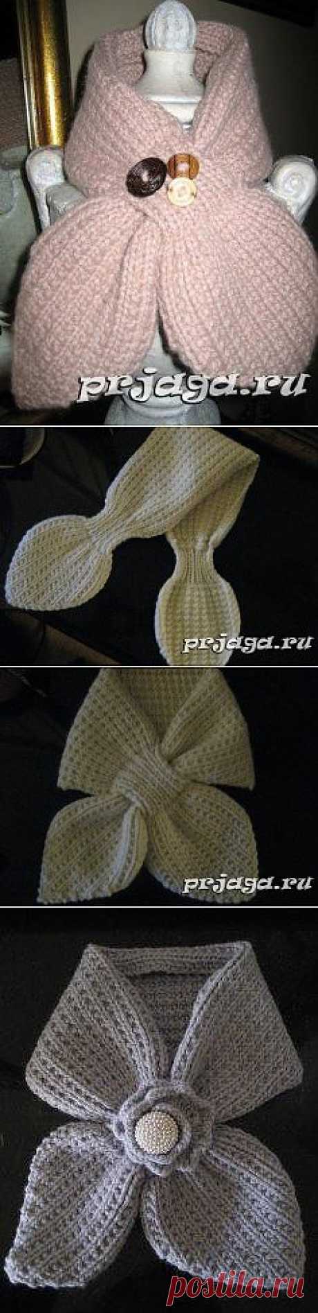 Шарфик спицами