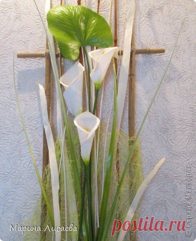 Панно с каллами | Страна Мастеров